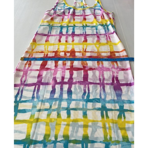 NEW Love Brand Women’s White Mesh Tank Swim Coverup Dress - Picture 6 of 10